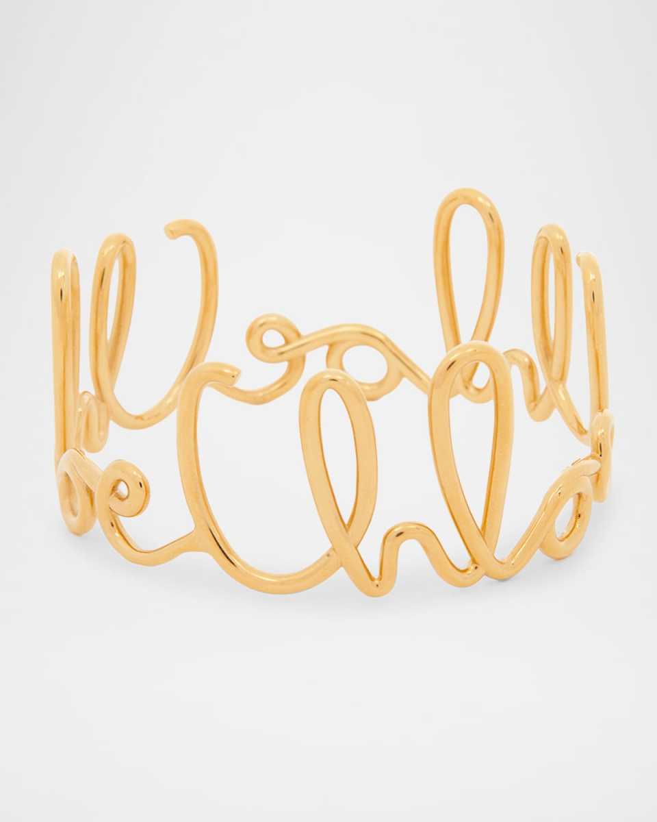 Openwork Logo Bracelet